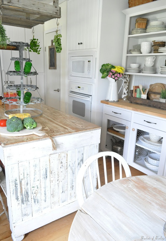 new kitchen hutch oven side