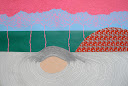Fortify  30 X 44in gouache, graphite ,gel pen on paper