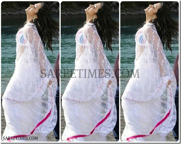 Trisha_White_Designer_Saree