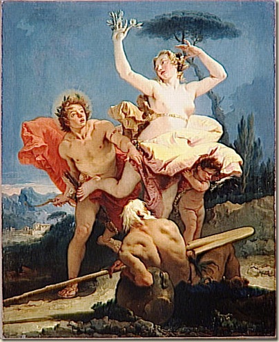 Tiepolo, Dapnnée et Apollon