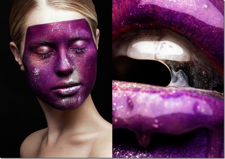 Яркий макияж от Юлия Секмен (Julia Sieckmann) “Вселенная”  (2)