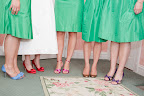 we decided to all wear different colored kate spade heels - here we are showing them off.