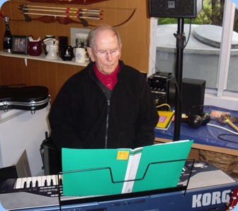 John Beales playing the Korg Pa800