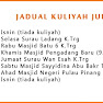Jadual Kuliah Ustaz Azhar Idrus: Julai 2013