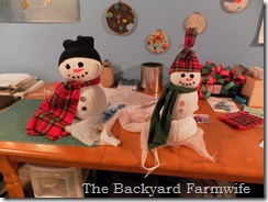 pumpkin snowman - The Backyard Farmwife