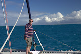 Marius preparing to anchor