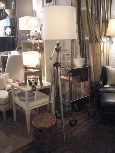 Created using an old camera tripod. Created using an old camera tripod.