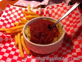 TGI Fridays Kids Pasta