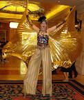 Gold Wing on stilts