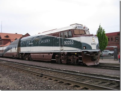 IMG_6371 Amtrak NPCU #90253 at Centralia on May 12, 2007