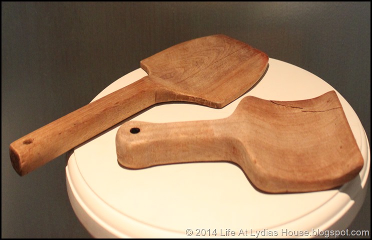 wooden paddles