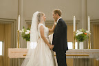 The couple recited vows they had written themselves. 