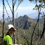 Gill enjoying the view to a ridge below Mutis
