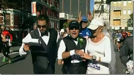 marriage during marathon