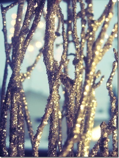 sparkly branches via pinterest