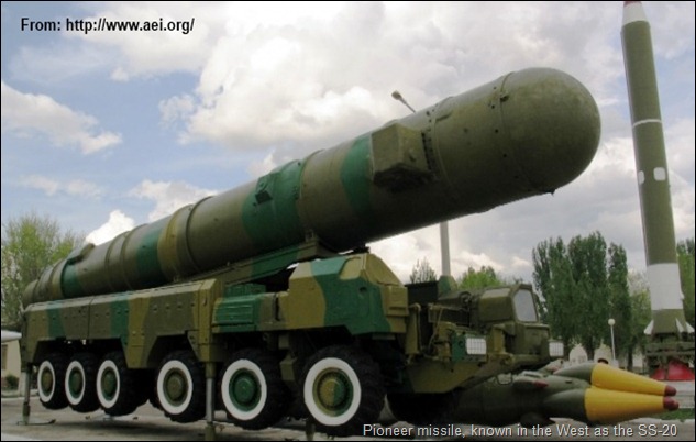 Pioneer missile, known in the West as the SS-20