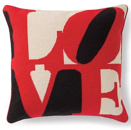 L-O-V-E pillow (gumps.com)