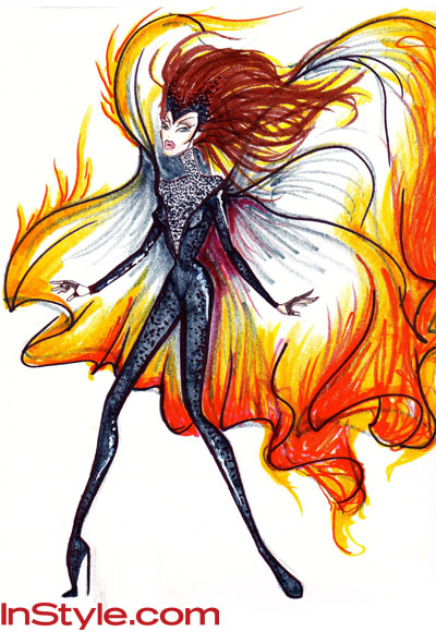 Hunger Games Fashion Show on Fashion Designers Sketch Hunger Games Dress   The Oncoming Hope