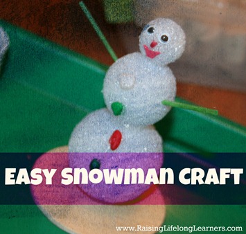 Easy Snowman Craft