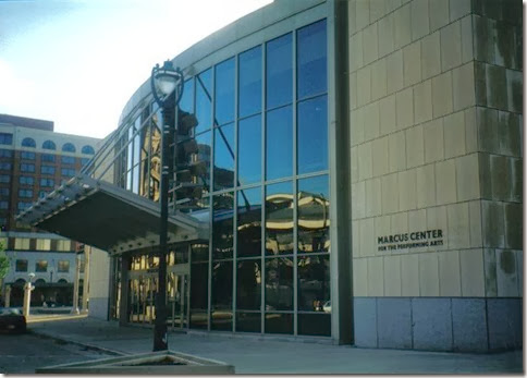 Marcus Center for the Performing Arts in Milwaukee, Wisconsin in November 2000