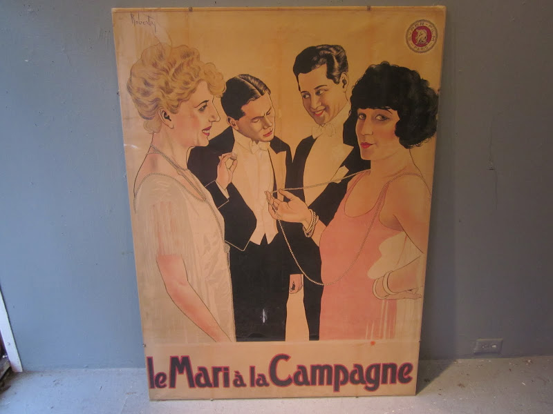 Le Maria A' La Champagne Vintage Poster
