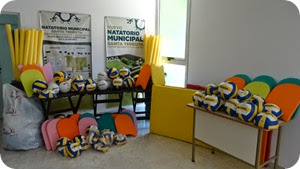 El gobierno municipal entregó materiales a escuelas de Deporte en Santa Teresita