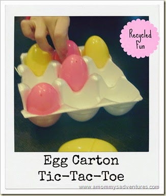 Egg Carton Tic Tac Toe