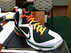 Wearing Brons: Mark Wahlberg Sports LeBron 9 Hurricanes nike lebron 9 pe miami hurricanes 2 01 Wearing Brons: Mark Wahlberg Sports LeBron 9 Hurricanes