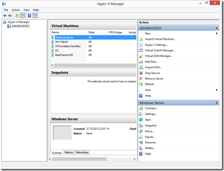 Hyper-V VM