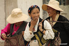 Three upper class Tibetan women
