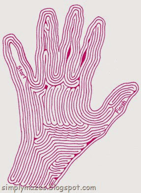 Maze #46: Hand Print Maze #46: Hand Print