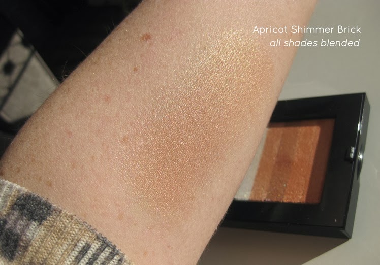 Bobbi-Brown-Apricot-Shimmer-Brick-Nectar Nude-swatched