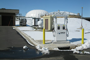 Cornerstone Environmental is using methane from a wastewater treatment plant to make up to 250 gasoline gallon equivalents of ‘BioCNG’ in Janesville, Wisc. – which happens to be the hometown of facility fueling equipment supplier ANGI. The facility opened February 15.