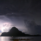 A nice lightshow one evening.