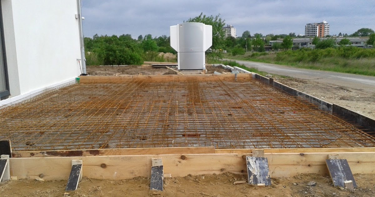 Unser Bautagebuch: Verschalung und Bewehrung Bodenplatte Garage