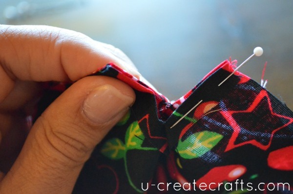 Drawstring Bandanna Backpack Step 22