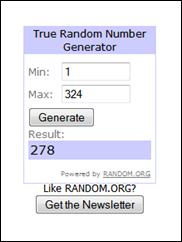 RANDOM.ORG - True Random Number Service