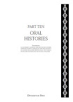 Anthology 10 Oral Histories