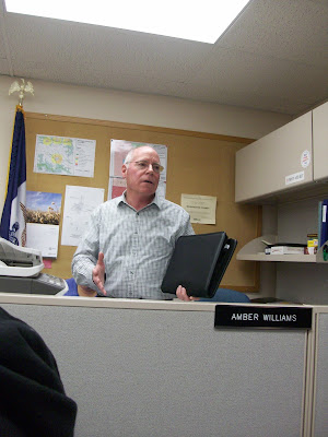 Zoning Administrator Steve Lafaurie addresses the audience