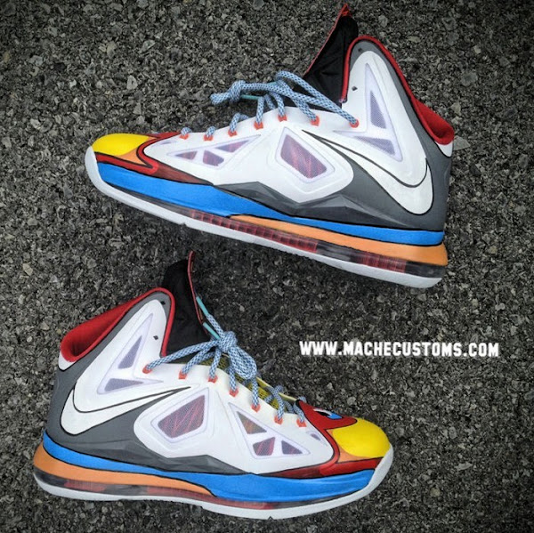 New Nike LeBron X 8220Stewie8221 Custom Designed by Mache