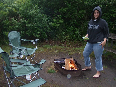 Debbie Shows Off Her Fire Skills