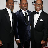 New York, NY-October 24: l to r: John Silvanus Wilson Jr., Executive Director White House Initative on Historically Black College and Universities and Johnny L. Taylor, president & CEO, TMCF and Dr. Michael Lomax, president & CEO, United Negro College Fund at the Thurgood Marshall College Fund 24th Anniversary Awards Dinner held at Sheraton Hotel & Towers on October 24, 2011 in New York City. Photo Credit: Terrence Jennings