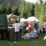 Ob&oacute;z młodzieżowy w g&oacute;rach Tien-Shan-Kirgizja