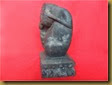 Primitive wood statue Primitive wood statue