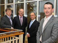 R. Morrison EI; D. Hayes, IRDG; N. Aughney, Intel; Dónal Óg Cusack, DePuy