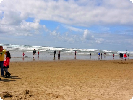 lots of people on the beach