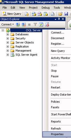 SQL Server Management Studio - Dynamic Memory SQL Server Management Studio - Dynamic Memory
