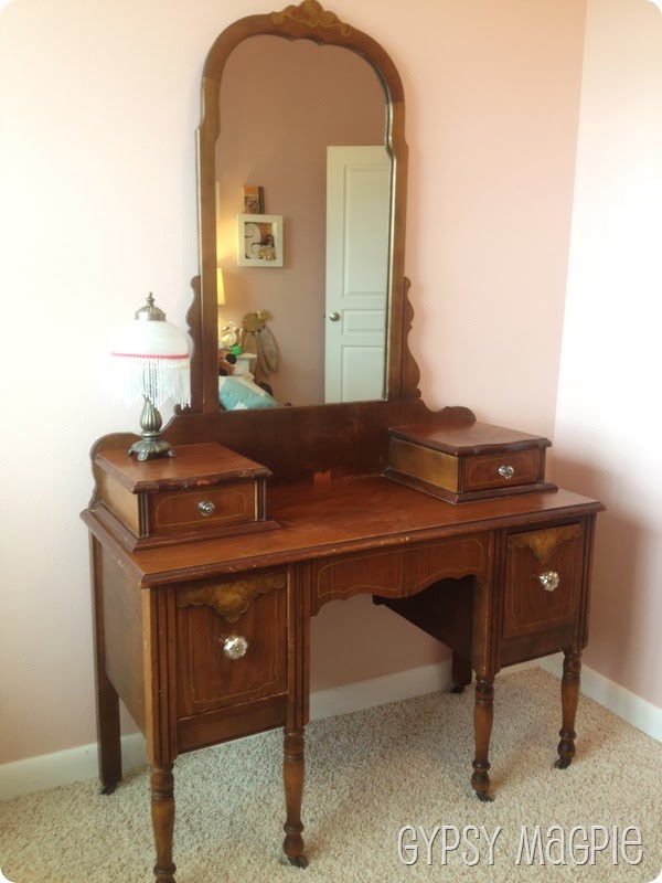 Heirloom Vanity with Some Bling Gypsy Magpie