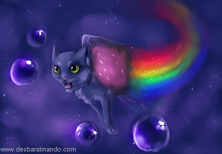 nyan cat wallpaper meme desbaratinando (2)