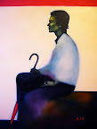 "Portrait of Nan Peng" 70х90 (oil/acrylic on canvas)